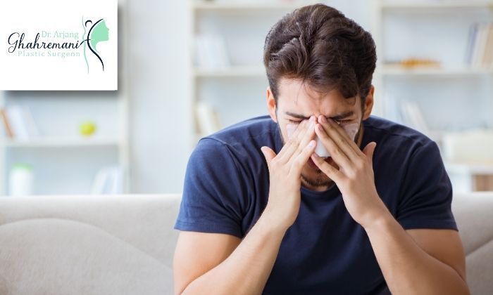 چه زمانی درد بعد از رینوپلاستی خطرناک می‌شود؟